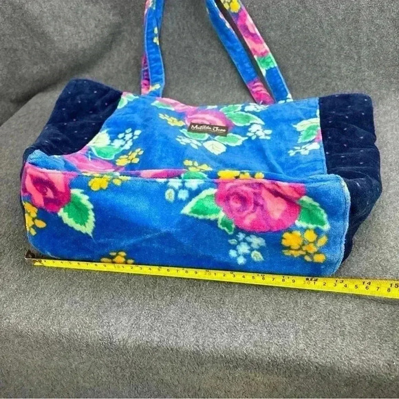 Matilda Jane Sweet Sunshine Flower Floral Bag Terry Cloth Beach Tote - Picture 11 of 11